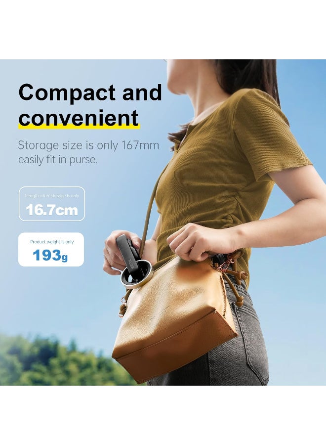 TELESIN Magnetic Selfie Stick Tripod with Bluetooth Remote Control, 27" Extendable Phone Stand Tripod for Magsafe for iPhone 15 14 13 12 Pro Max Series, All Android Phones with Magnetic Functionality - Image 3